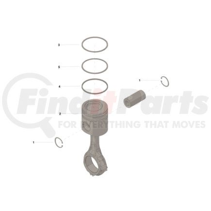 3802757 by CUMMINS - Engine Piston Kit