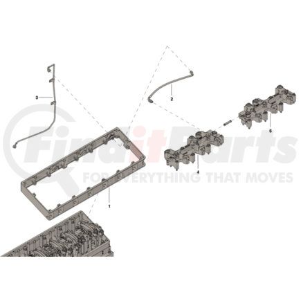 Cummins 3804585 Engine Brake Housing Gasket Engine Brake Base Kit
