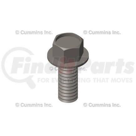 3929864 by CUMMINS - Multi-Purpose Hardware - Hexagon Flange Head