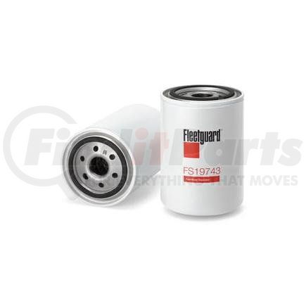 Fleetguard FS19743 Fuel Filter Fuel/Water Separator, Spin-On