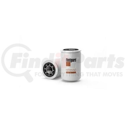 HF6550 by FLEETGUARD - Hydraulic Filter - 6.05 in. Height, 3.85 in. OD (Largest), Spin-On