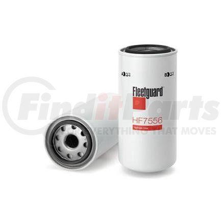 HF7556 by FLEETGUARD - Hydraulic Filter - 8.14 in. Height, 3.68 in. OD (Largest)