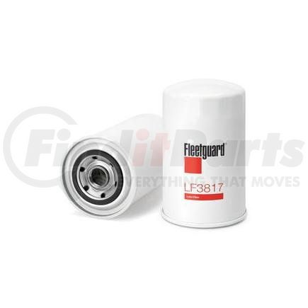LF3817 by FLEETGUARD - Engine Oil Filter - 7.21 in. Height, 4.44 in. (Largest OD)