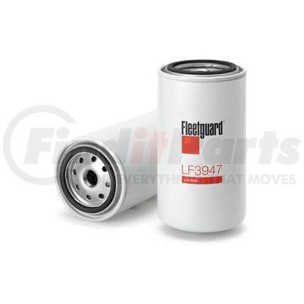 LF3947 by FLEETGUARD - Engine Oil Filter - 6.95 in. Height, 3.68 in. (Largest OD), Carrier 300045000