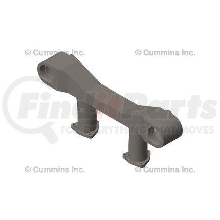 3897672 by CUMMINS - Engine Coolant Water Outlet Tube