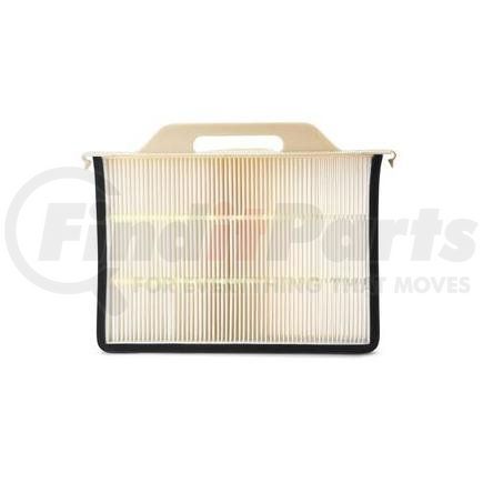 AF4186 by FLEETGUARD - Air Filter and Housing Assembly - 7.98 in. Height, OptiAir 500 Series with Twist Lock, Straight Outlet, Primary and Safety.
