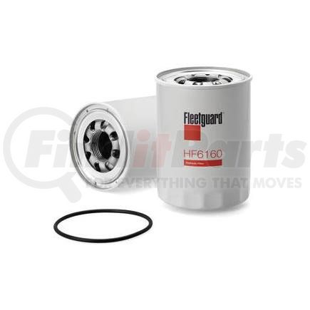 HF6160 by FLEETGUARD - Hydraulic Filter - 5.13 in. Height, 3.8 in. OD (Largest), Spin-On