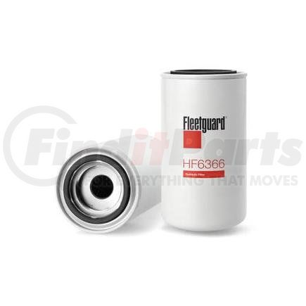 HF6366 by FLEETGUARD - Hydraulic Filter - 6.9 in. Height, 3.68 in. OD (Largest), Spin-On