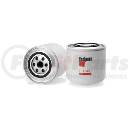LF17483 by FLEETGUARD - Engine Oil Filter - 4.24 in. Height, 4.28 in. (Largest OD)