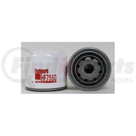 HF7550 by FLEETGUARD - Hydraulic Filter - 3.64 in. Height, 3.68 in. OD (Largest), Spin-On