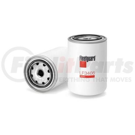 LF3466 by FLEETGUARD - Engine Oil Filter - 5.59 in. Height, 3.68 in. (Largest OD), StrataPore Media, Volvo 4804651