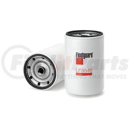 LF3546 by FLEETGUARD - Engine Oil Filter - 6.59 in. Height, 4.24 in. (Largest OD), Spin-On, Isuzu X13201012
