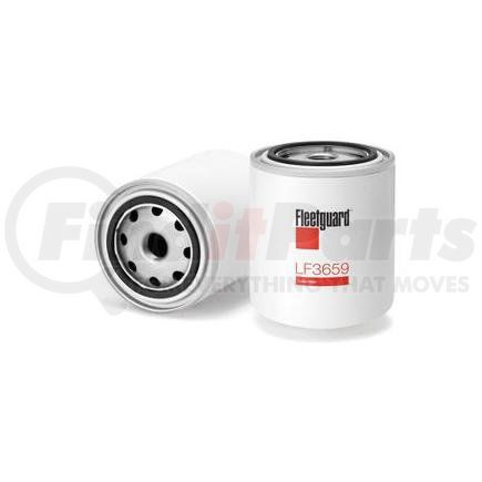 LF3659 by FLEETGUARD - Engine Oil Filter - 4.57 in. Height, 3.68 in. (Largest OD), Spin-On