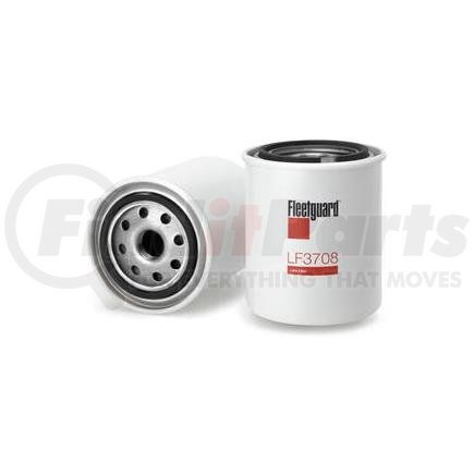 LF3708 by FLEETGUARD - Engine Oil Filter - 3.99 in. Height, 3.17 in. (Largest OD), Komatsu 20M01R2251