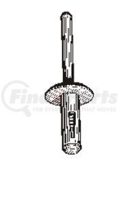 13748 by AUVECO - NYLON RIVET 13/64 HOLE DIA. 1-