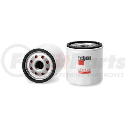 LF16028 by FLEETGUARD - Engine Oil Filter - 3.21 in. Height, 2.99 in. (Largest OD)