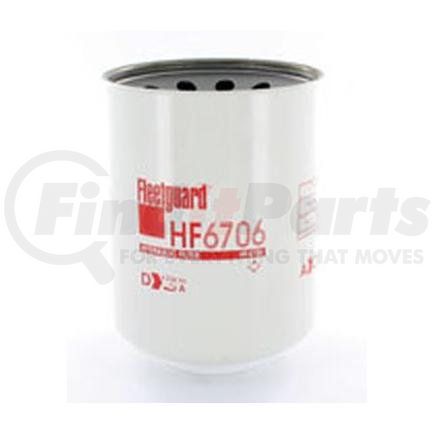 HF6706 by FLEETGUARD - Hydraulic Filter - 6.71 in. Height, 5.08 in. OD (Largest), Spin-On