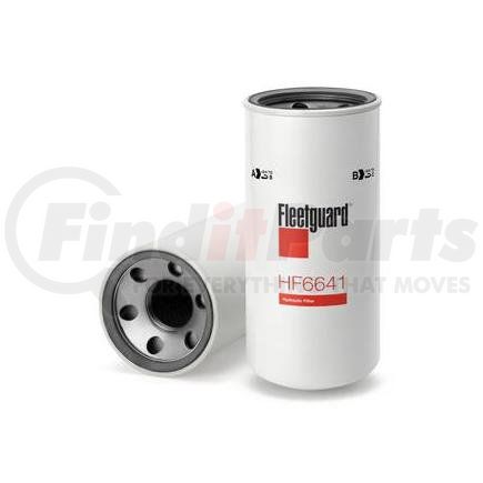 HF6641 by FLEETGUARD - Hydraulic Filter - 8.03 in. Height, 3.68 in. OD (Largest), Spin-On