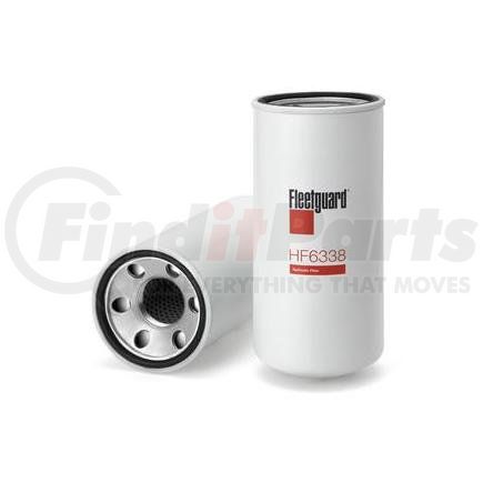 HF6338 by FLEETGUARD - Hydraulic Filter - 8 in. Height, 3.68 in. OD (Largest), Spin-On