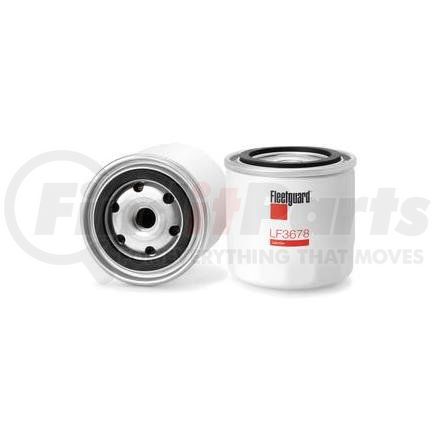 LF3678 by FLEETGUARD - Engine Oil Filter - 2.91 in. Height, 3.07 in. (Largest OD)
