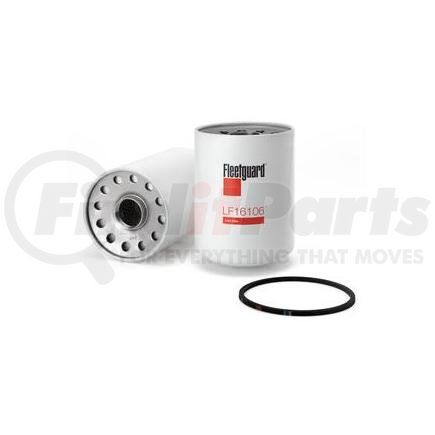 LF16106 by FLEETGUARD - Engine Oil Filter - 7.19 in. Height, 5.08 in. (Largest OD), Full-Flow Spin-On