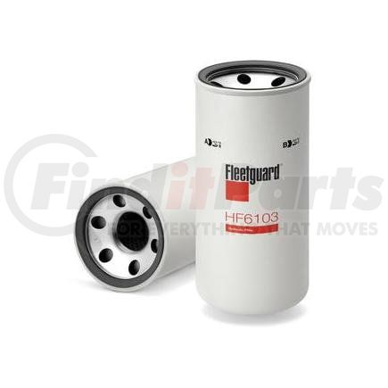 HF6103 by FLEETGUARD - Hydraulic Filter - 8.05 in. Height, 3.68 in. OD (Largest), Spin-On