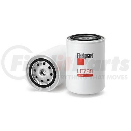 LF788 by FLEETGUARD - Engine Oil Filter - 5.42 in. Height, 3.67 in. (Largest OD), M&Amp;W Gear 4E+23