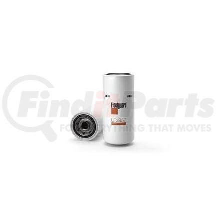 LF3957 by FLEETGUARD - Engine Oil Filter - 12.2 in. Height, 5.34 in. (Largest OD), Detroit Diesel 23526919