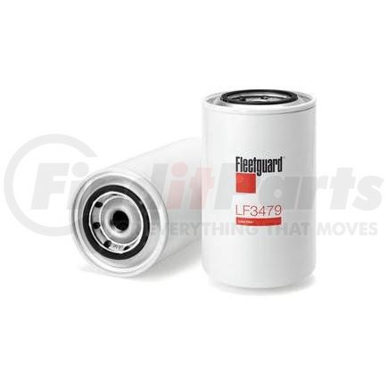 LF3479 by FLEETGUARD - Engine Oil Filter - 7.09 in. Height, 4.24 in. (Largest OD), White 303068145