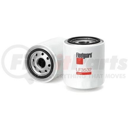 LF3532 by FLEETGUARD - Engine Oil Filter - 4.27 in. Height, 3.67 in. (Largest OD), IHC 3136046R93