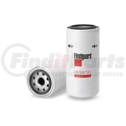 HF28731 by FLEETGUARD - Hydraulic Filter - 8.14 in. Height, 3.72 in. OD (Largest)