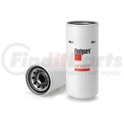 HF6824 by FLEETGUARD - Hydraulic Filter - 11.73 in. Height, 4.9 in. OD (Largest), Spin-On