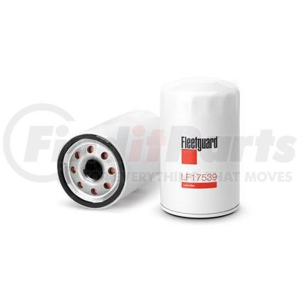 LF17539 by FLEETGUARD - Engine Oil Filter - 4.83 in. Height, 2.92 in. (Largest OD)