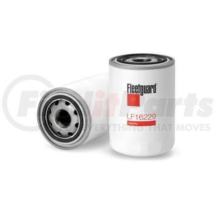 LF16229 by FLEETGUARD - Engine Oil Filter - 5.62 in. Height, 3.68 in. (Largest OD), Spin-On