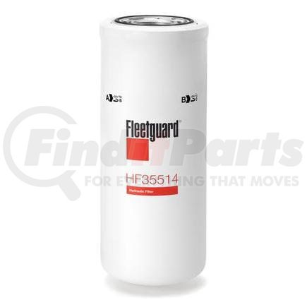 HF35514 by FLEETGUARD - Hydraulic Filter, Spin-On