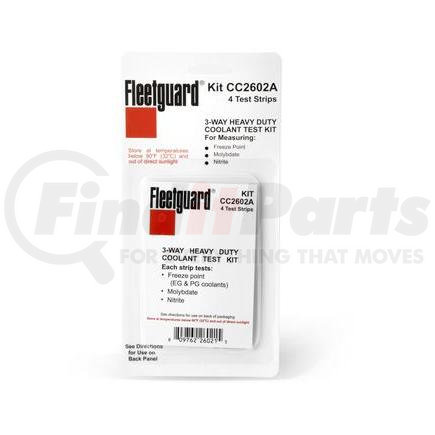 CC2602A by FLEETGUARD - Coolant Analysis Strips