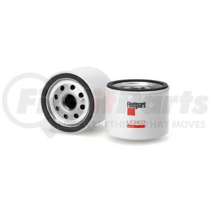 LF3403 by FLEETGUARD - Engine Oil Filter - 2.55 in. Height, 2.99 in. (Largest OD)