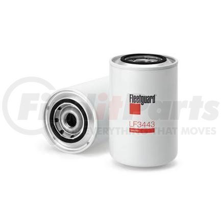 LF3443 by FLEETGUARD - Engine Oil Filter - 6.72 in. Height, 4.24 in. (Largest OD)