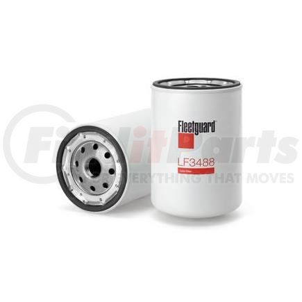 LF3488 by FLEETGUARD - Engine Oil Filter - 5.41 in. Height, 3.67 in. (Largest OD), Synthetic Media, Spin-On