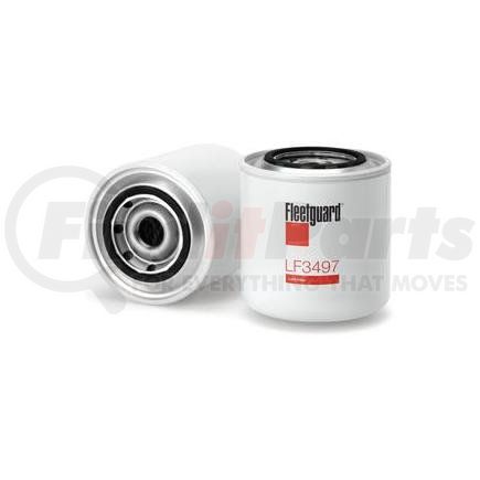 LF3497 by FLEETGUARD - Engine Oil Filter - 4.71 in. Height, 4.24 in. (Largest OD)