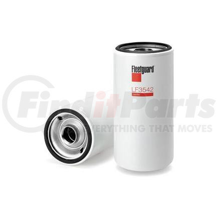 LF3542 by FLEETGUARD - Engine Oil Filter - 9.81 in. Height, 4.57 in. (Largest OD), Spin-On, Hino 156071760