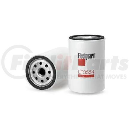 LF3554 by FLEETGUARD - Engine Oil Filter - 4.57 in. Height, 3.01 in. (Largest OD), Spin-On, Upgraded Version of LF782