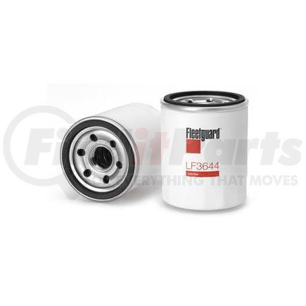 LF3644 by FLEETGUARD - Engine Oil Filter - 3.41 in. Height, 2.7 in. (Largest OD)