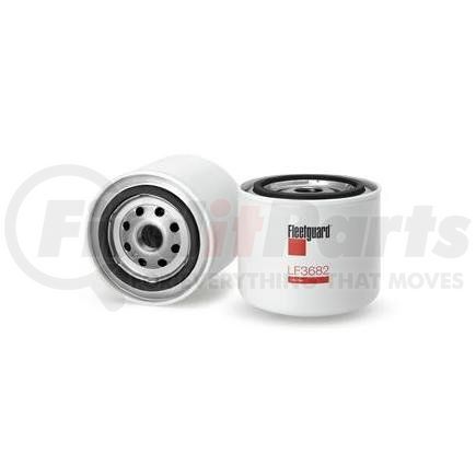 LF3682 by FLEETGUARD - Engine Oil Filter - 3.4 in. Height, 3.67 in. (Largest OD), Hitachi 4366703