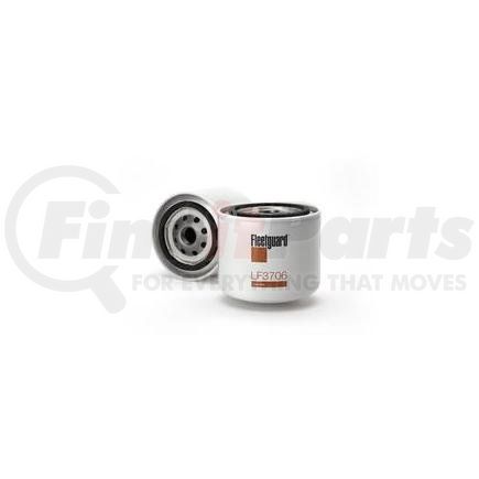 LF3706 by FLEETGUARD - Engine Oil Filter - 3.4 in. Height, 3.67 in. (Largest OD), Case IH 126385A1