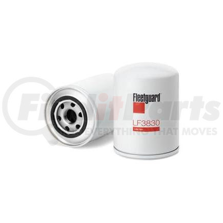 LF3830 by FLEETGUARD - Engine Oil Filter - 5.92 in. Height, 4.28 in. (Largest OD)