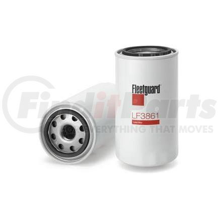 LF3861 by FLEETGUARD - Engine Oil Filter - 6.9 in. Height, 3.68 in. (Largest OD)