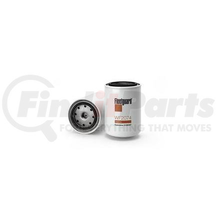 WF2074 by FLEETGUARD - Fuel Water Separator Filter - Spin-On, 5.4 in. Height, 3.67 in. Largest OD, Cummins 3100307
