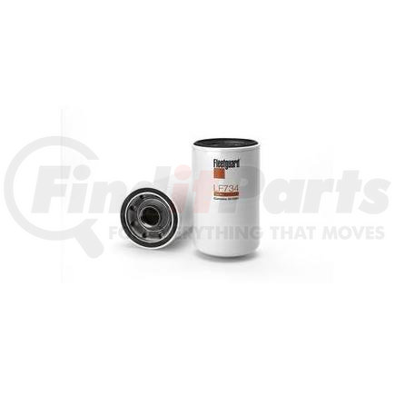 LF734 by FLEETGUARD - Engine Oil Filter - 8.09 in. Height, 4.56 in. (Largest OD), Cummins 3014654