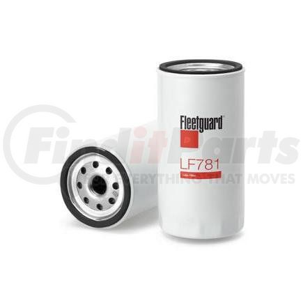 LF781 by FLEETGUARD - Engine Oil Filter - 5.91 in. Height, 2.99 in. (Largest OD)